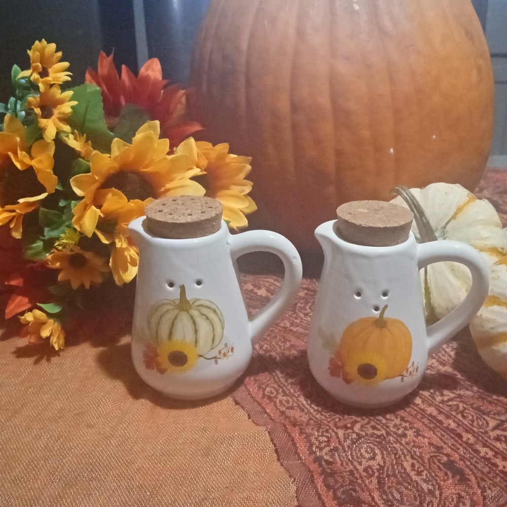 Pumpkin Salt and Pepper Shakers